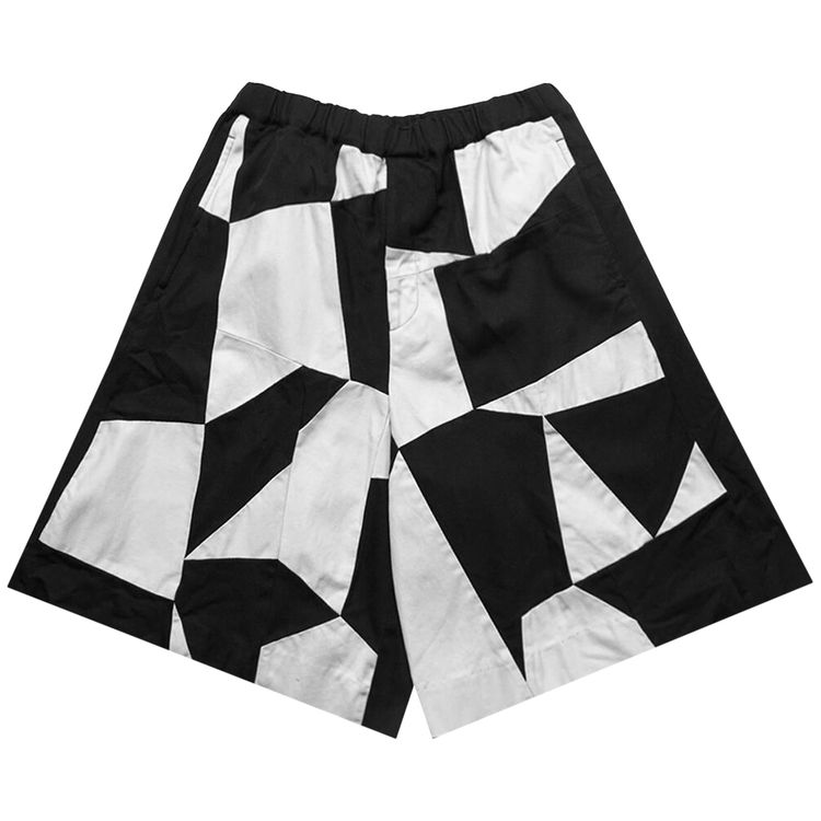 

Шорты Comme des Garçons Black Patchwork Elastic Shorts 'Black', черный