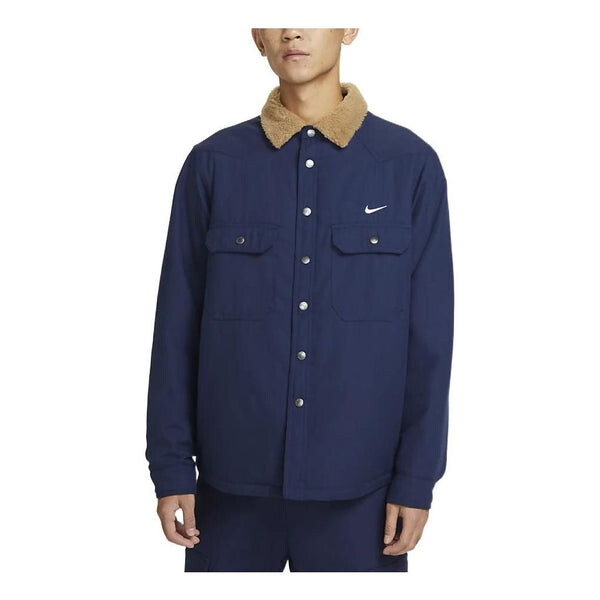 

Куртка Nike SB Padded Flannel Jacket 'Navy', синий