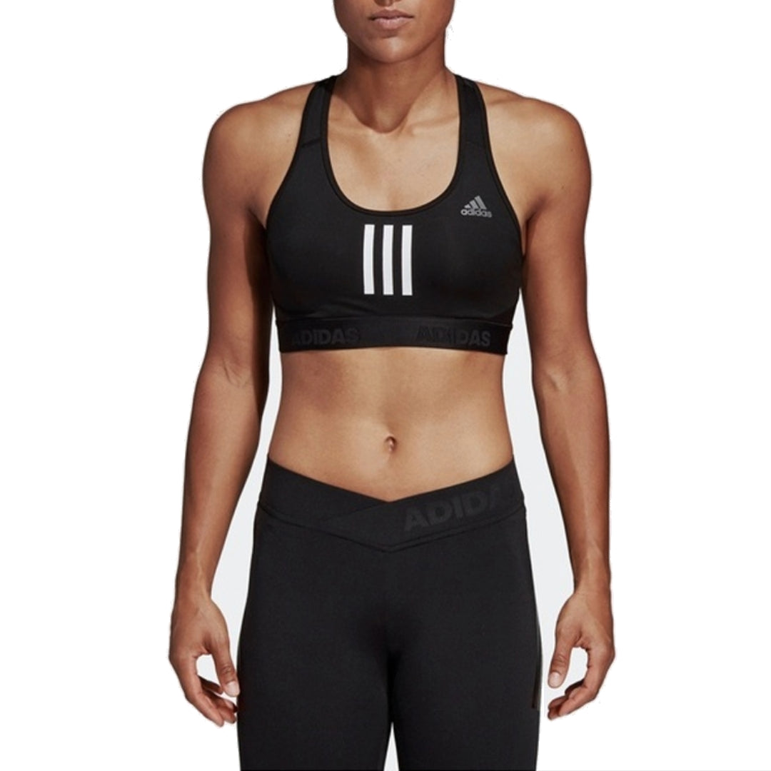 Бюстгальтер (WMNS) adidas Don't Rest Alphaskin Sport+ Padded 3-Stripes Bra 'Black' Asia Sizing — фото 3
