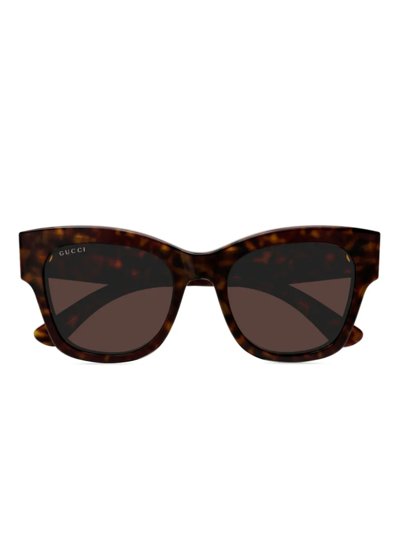 

Gucci Eyewear солнцезащитные очки в квадратной оправе, коричневый