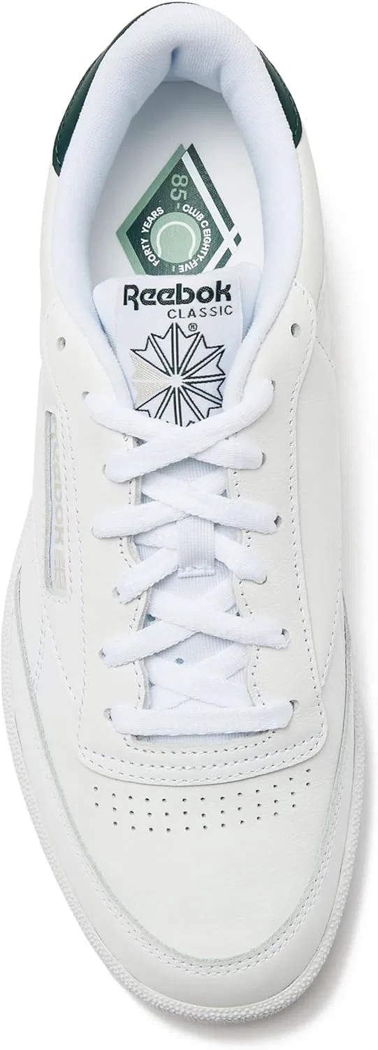 Мужские теннисные кроссовки Reebok Herren Club C 85, повседневные модные белые кроссовки для мужчин — фото 4