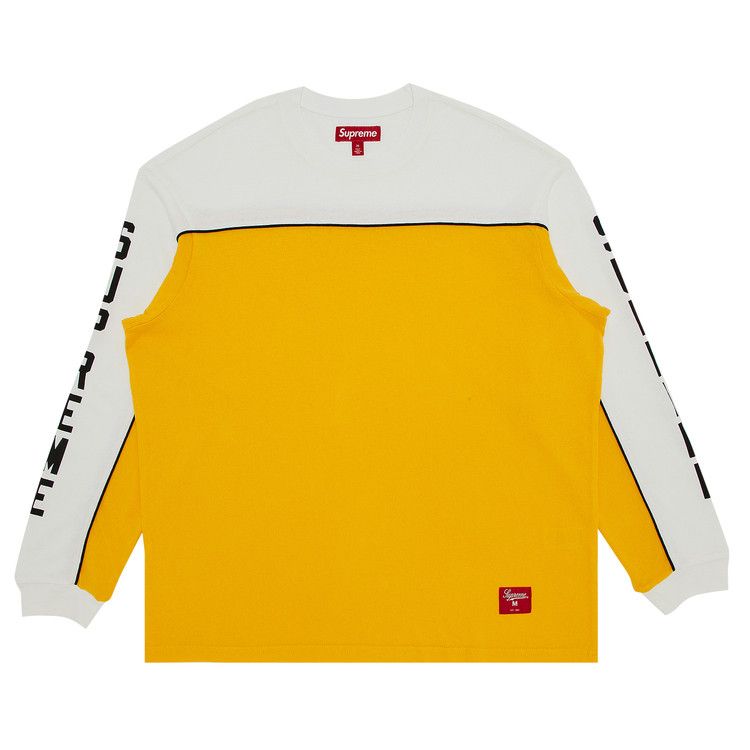 

Топ Supreme Paneled Piping Long-Sleeve Top, Yellow