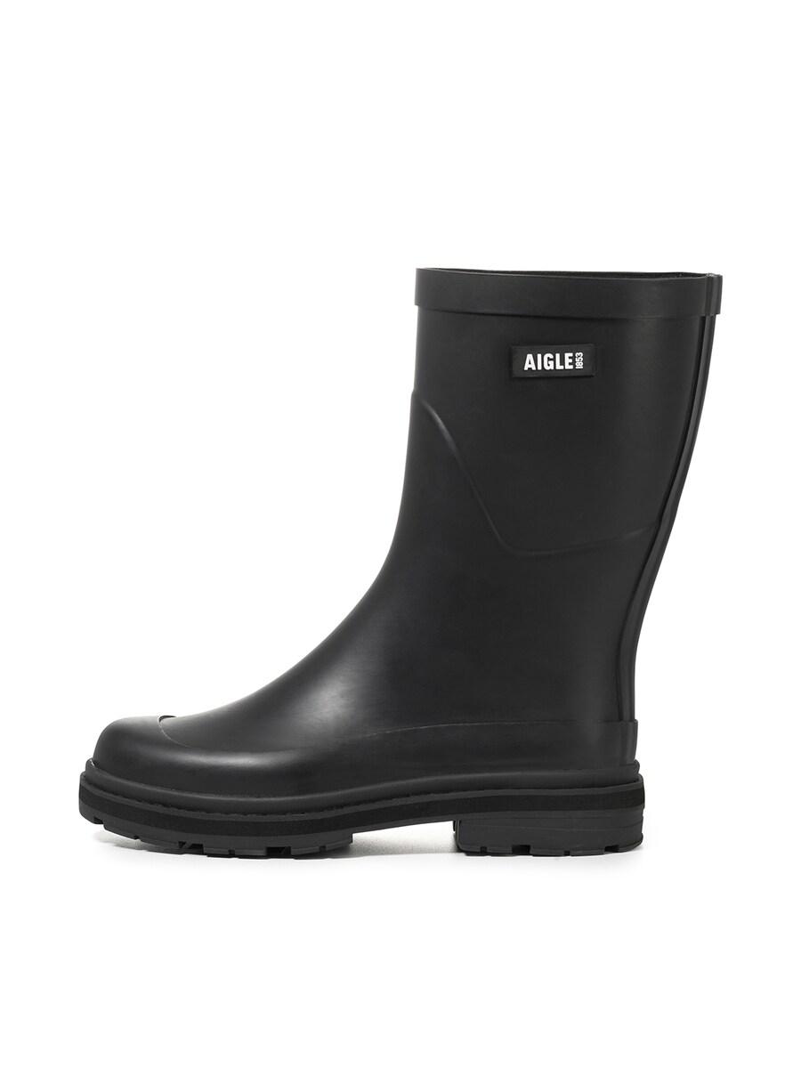 Ботинки AIGLE MID RAIN, черный