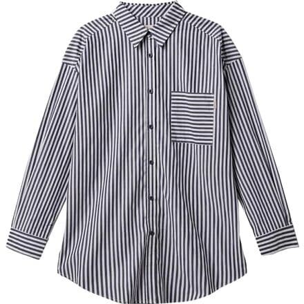

Рубашка оверсайз с длинными рукавами Sidney женская Brixton, цвет Washed Navy, Серый, Рубашка оверсайз с длинными рукавами Sidney женская Brixton, цвет Washed Navy