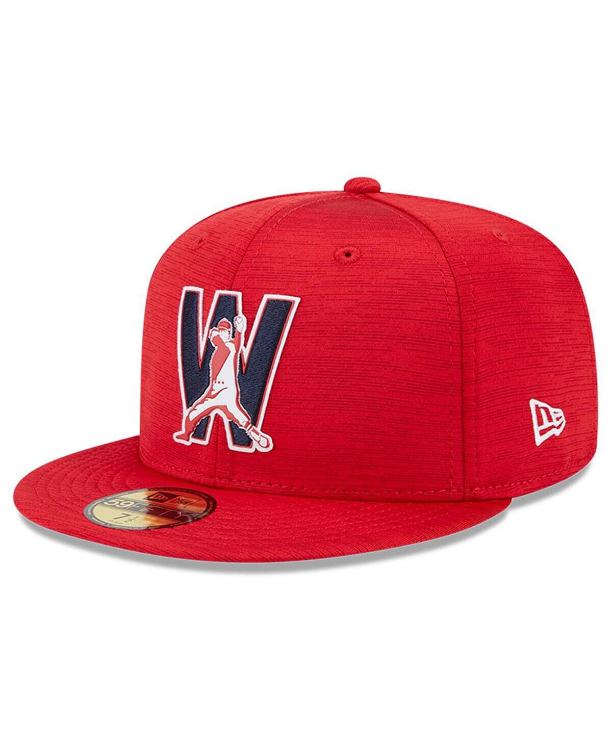 

Мужская красная приталенная шляпа Washington Nationals 2023 Clubhouse 59FIFTY New Era