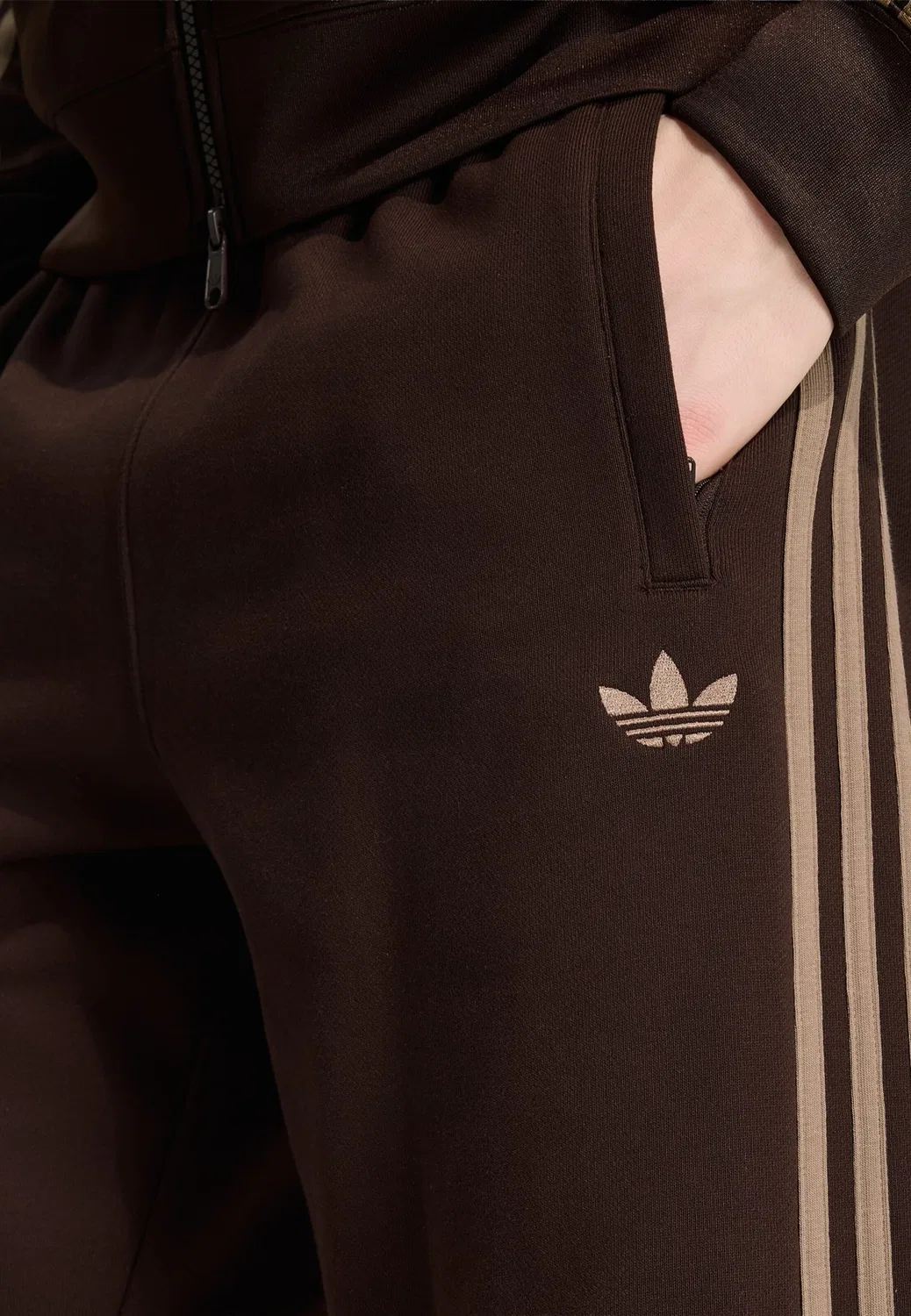 Шорты Adidas Originals Regular коричневый, светло-коричневый цвета — фото 4