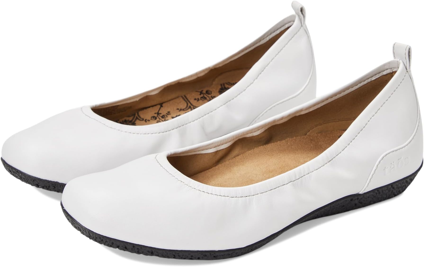 Балетки Taos Footwear Chit Chat, белый