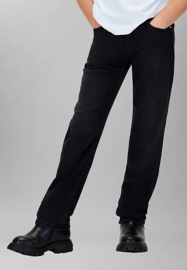 Джинсы со средней посадкой и прямым кроем Calvin Klein Jeans, Washed Black — фото 2