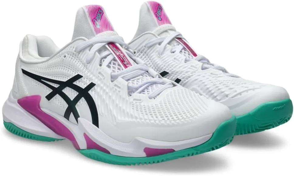 Мужские кроссовки ASICS Court FF 3 для грунтовых кортов, White Digital Sakura — фото 4