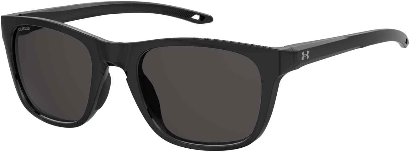 

Under Armour Raid UA0013/G/S 0807/M9 55MM Black/Gray Polarized прямоугольные солнцезащитные очки для мужчин и женщин + комплект с аксессуарами для очков