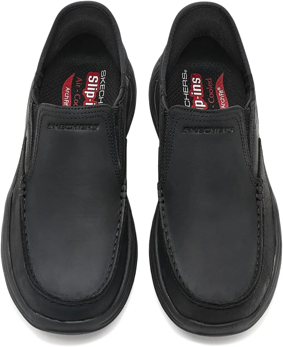 Мужские лоферы Skechers Arch Fit Motley - MiloSlip-On, черный — фото 2