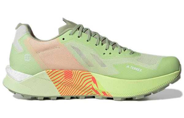 Кроссовки terrex agravic ultra trail running shoes 'almost lime' Adidas, зеленый — фото 2