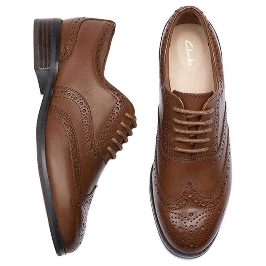 Туфли женские низкие бежевые Clarks — фото 4