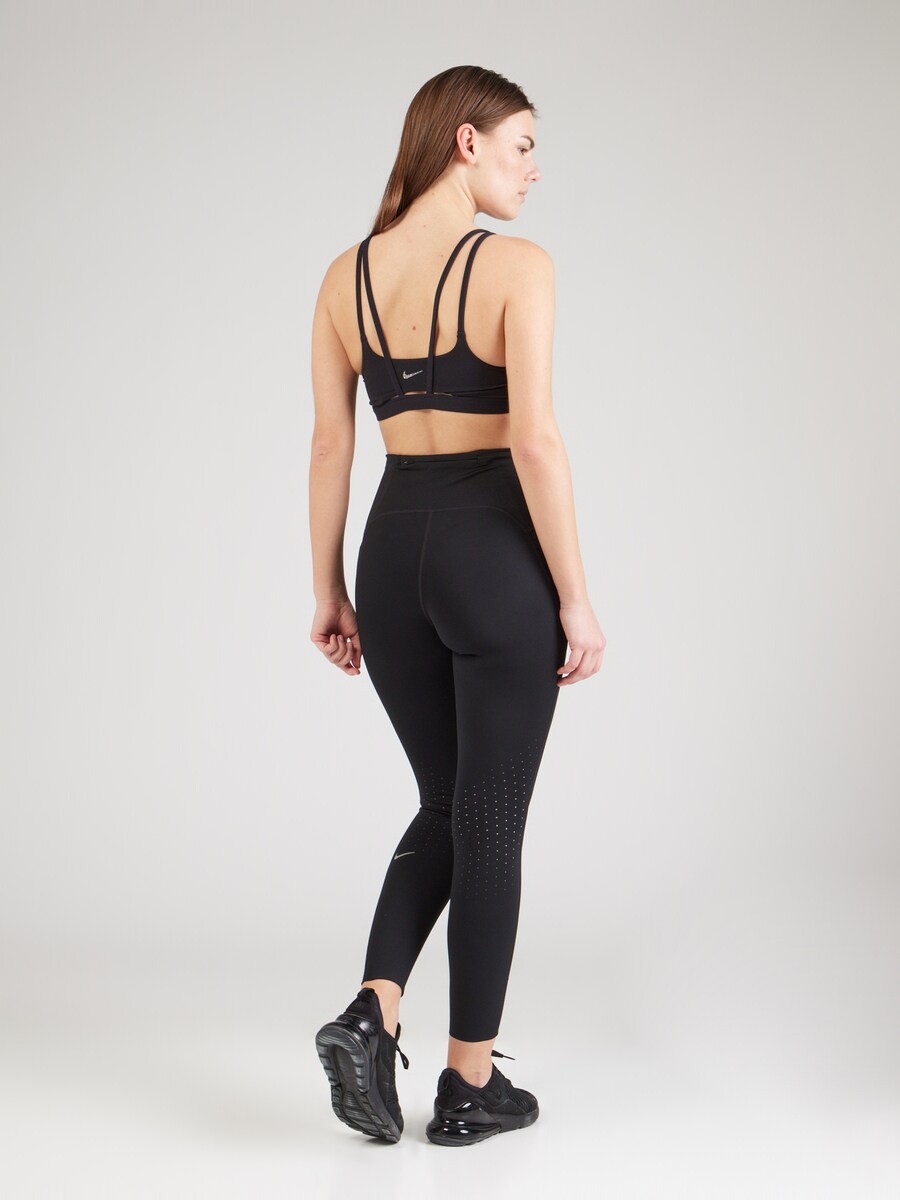 Длинные брюки NIKE Skinny Workout Pants, черный — фото 4
