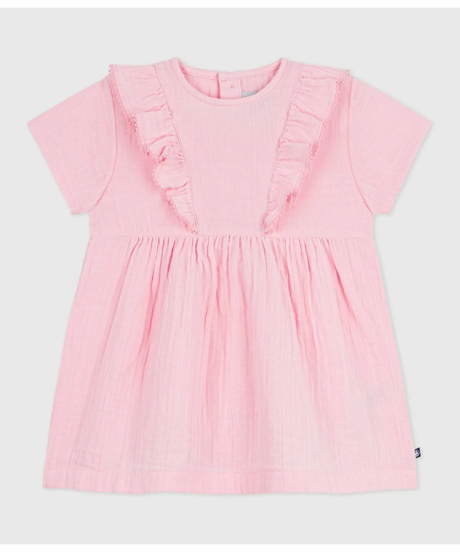 Платье из двойной марли PETIT BATEAU, Light Pink