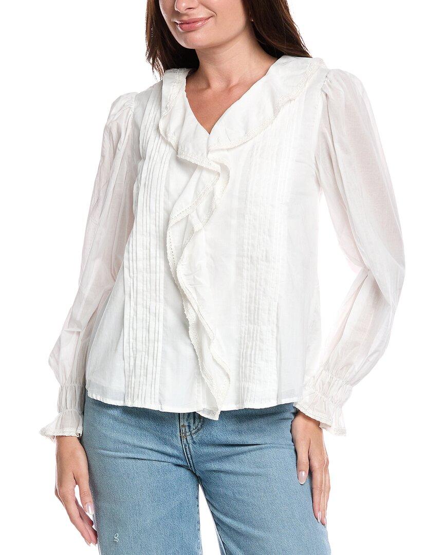 

ФАТЕ блузка с рукавом три четверти FATE, белый