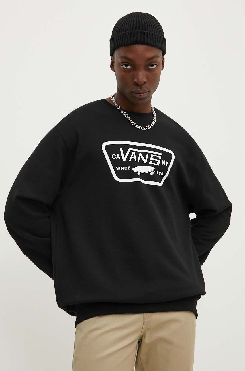 

Толстовка Vans из хлопка, черный
