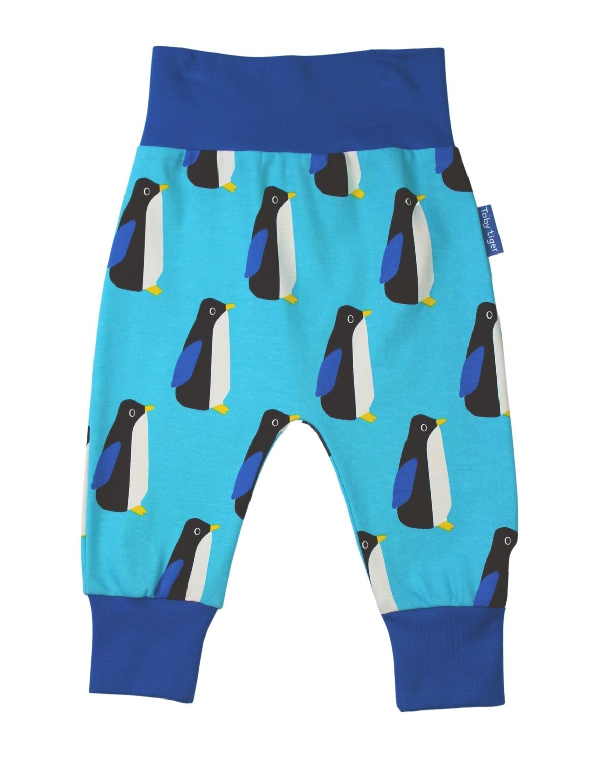 

Тканевые брюки Toby Tiger mit Pinguin Print, синий