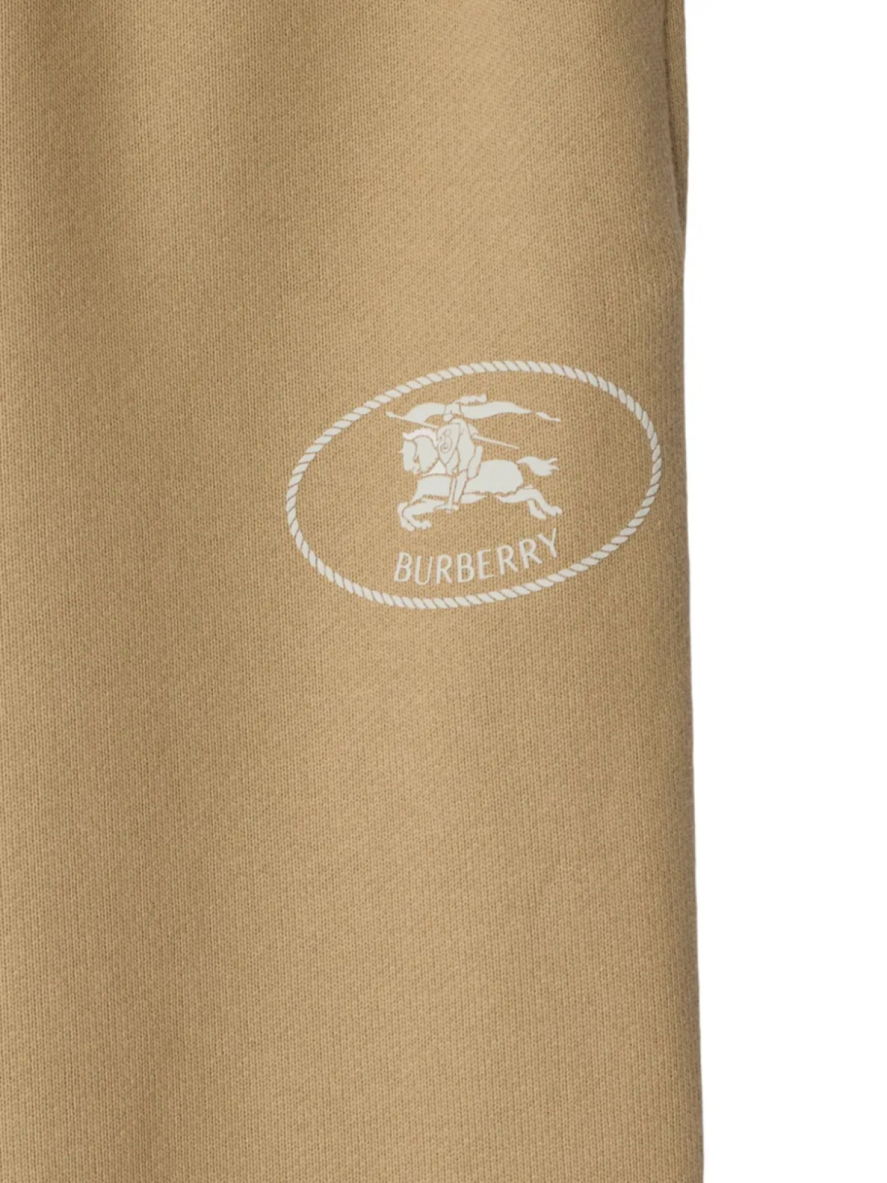 Спортивные брюки Burberry из хлопка, нейтральный — фото 4