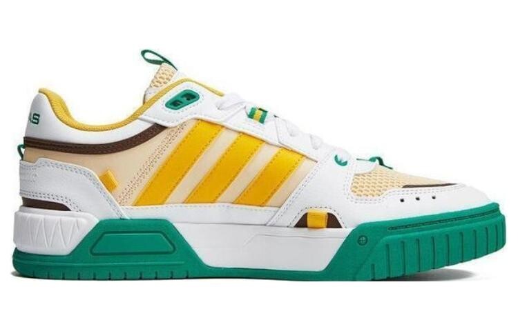 Кроссовки Adidas Neo Skateboarding Unisex, желтый/зеленый/белый — фото 2