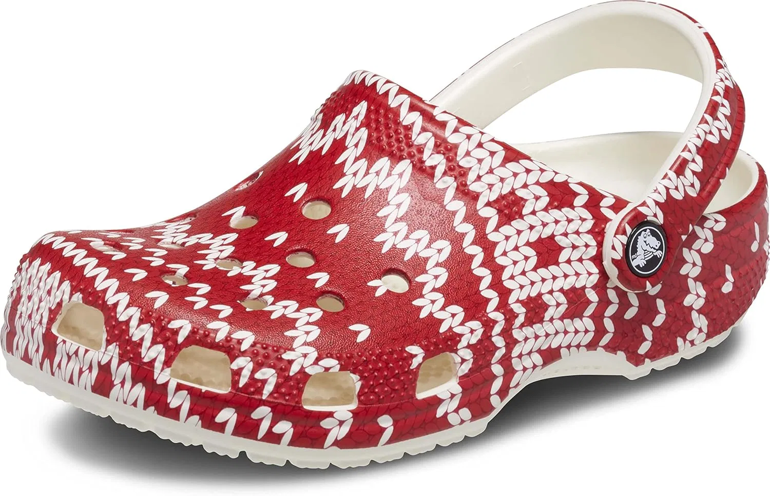 Crocs 207849 Классические ретро-курортные сабо унисекс, белые/огненные