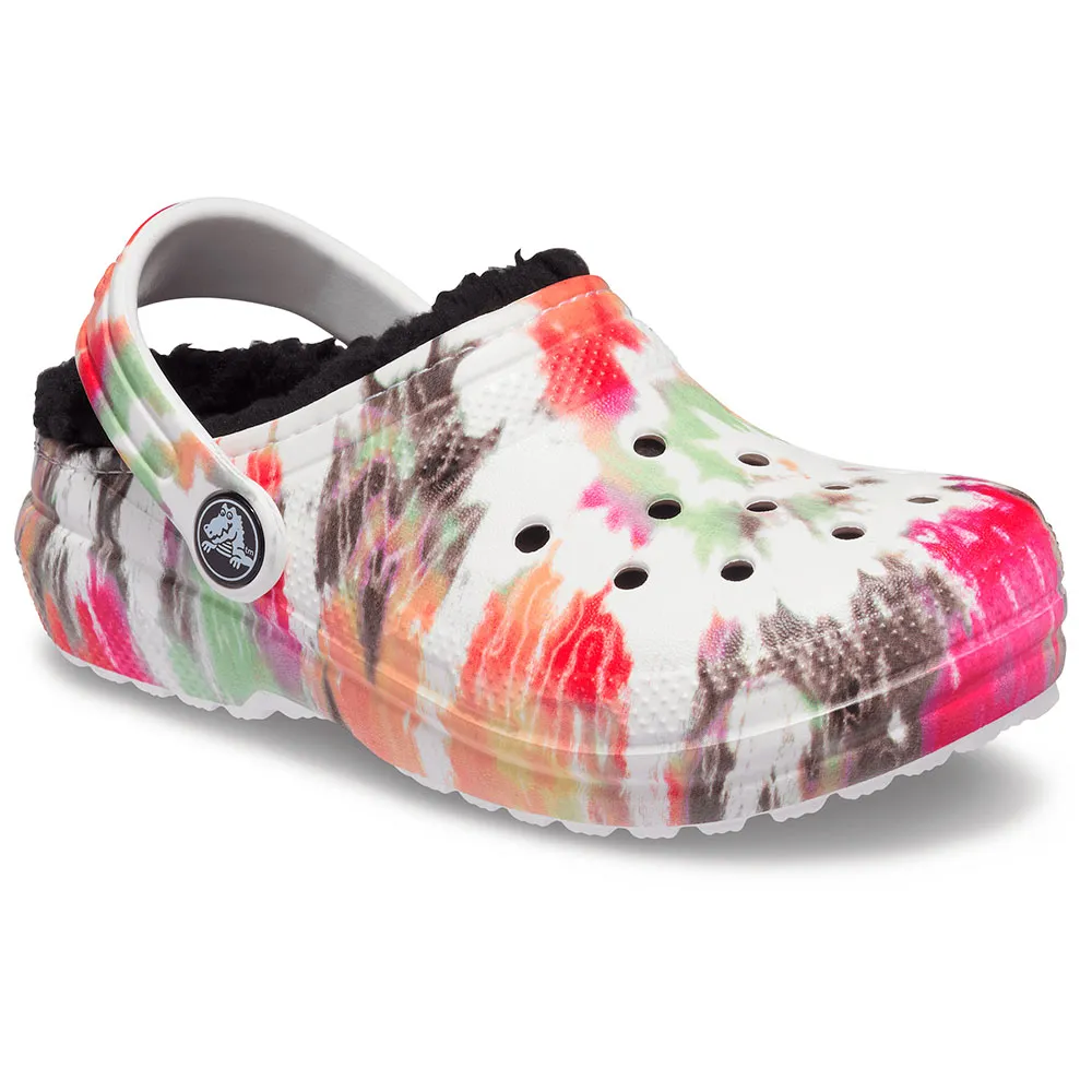 

Сабо Crocs Classic Lined Tiedye Graphic, белый