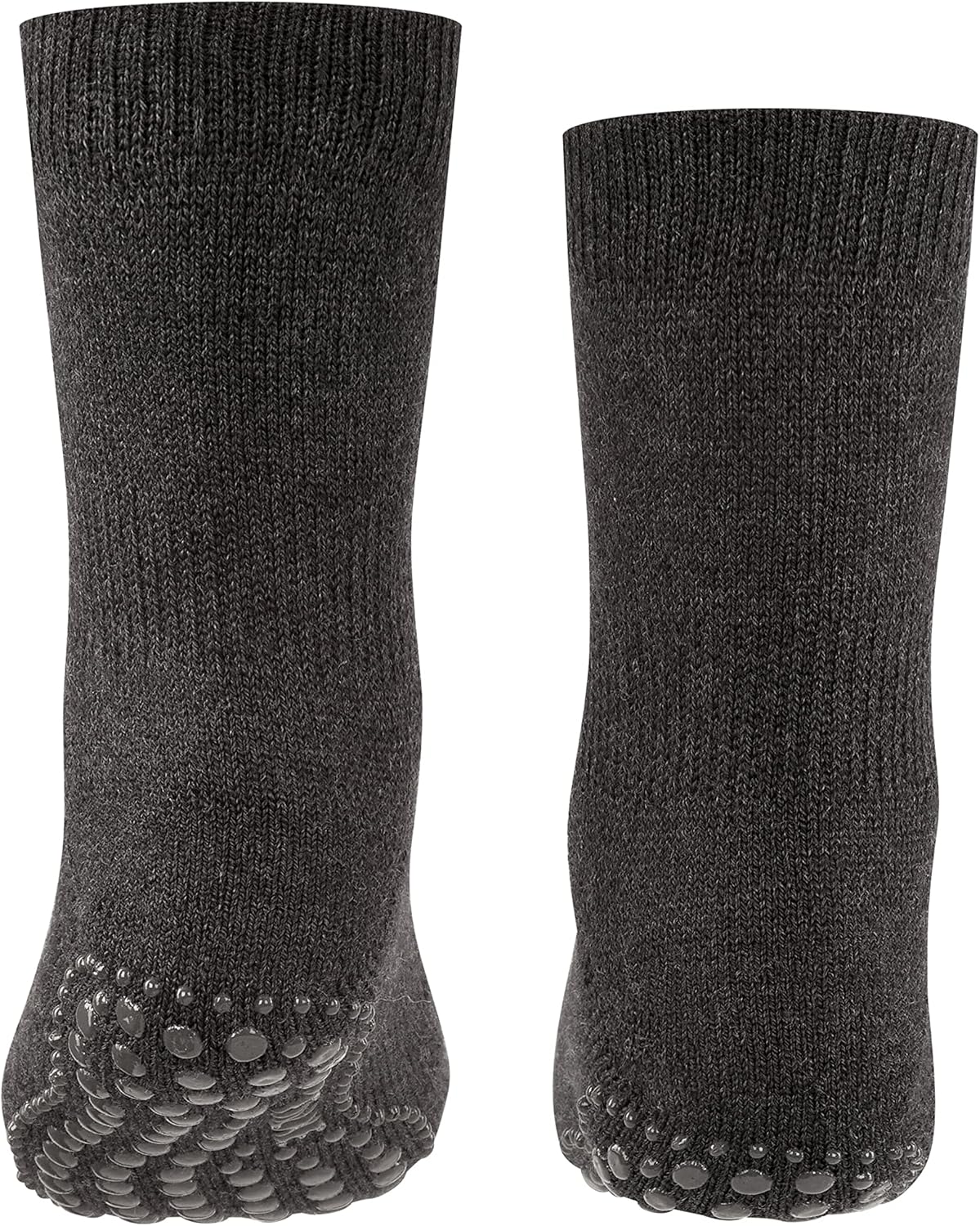 Детские тапочки-носочки FALKE Unisex Catspads, шерсть и хлопок, с противоскользящей подошвой, 1 пара, серый — фото 2
