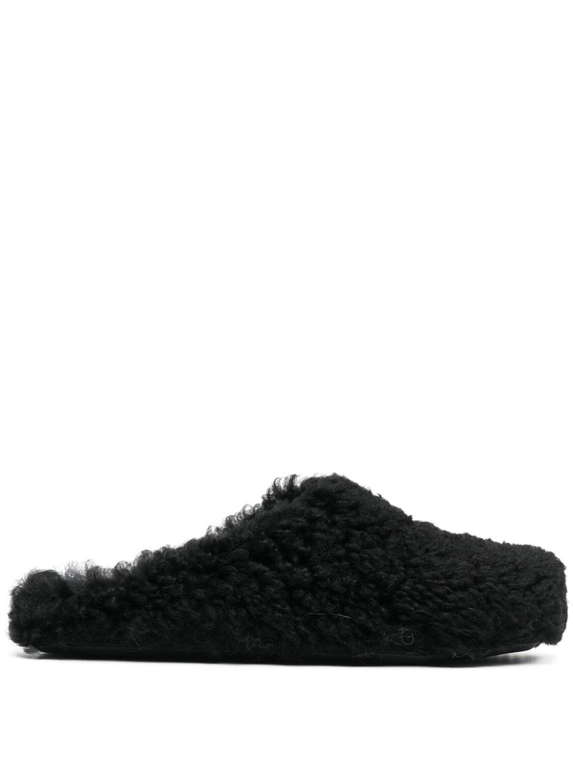 

Marni слиперы Fussbet Sabot из овчины, черный