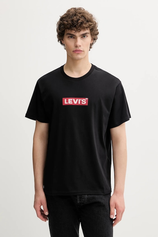 

Хлопковая футболка Levi'S, черный