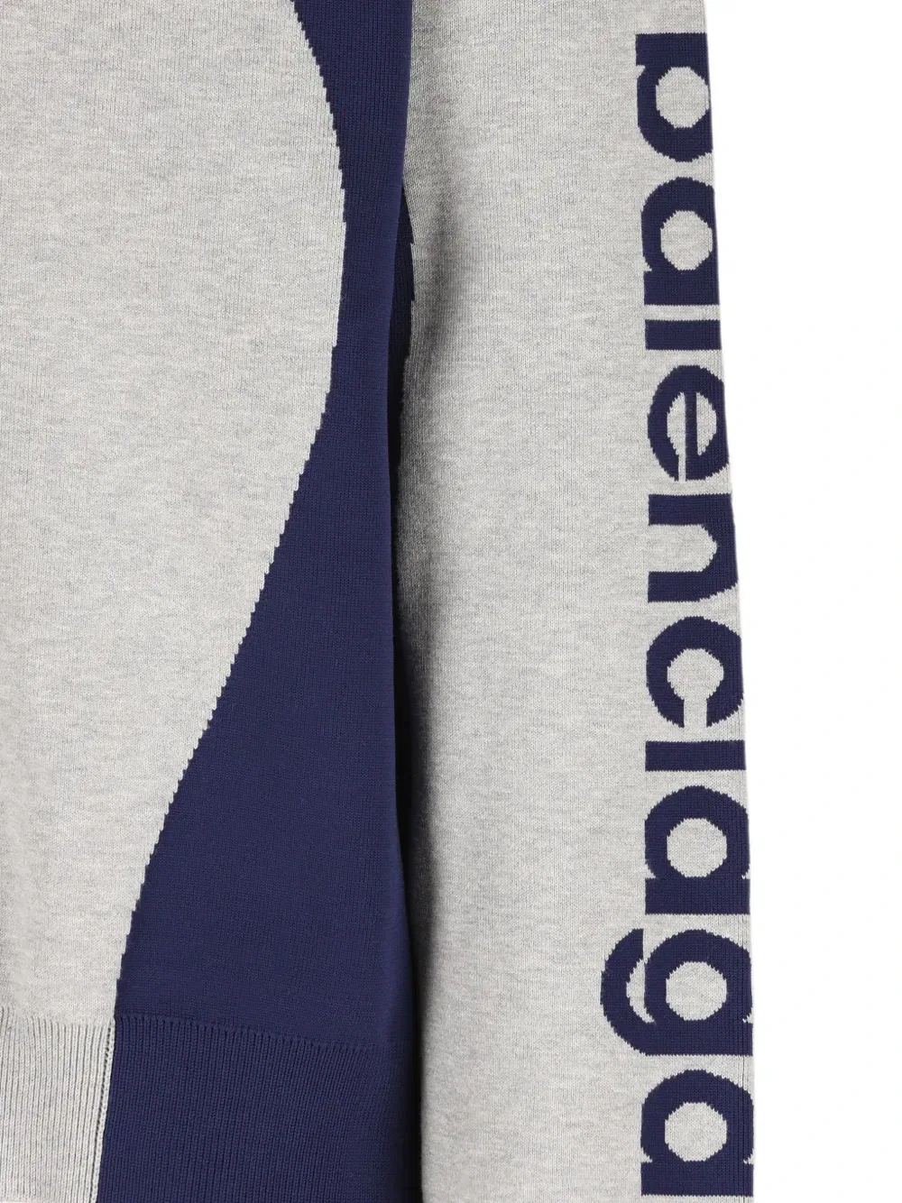 Жаккардовая куртка в стиле колор-блок BALENCIAGA, серый — фото 2