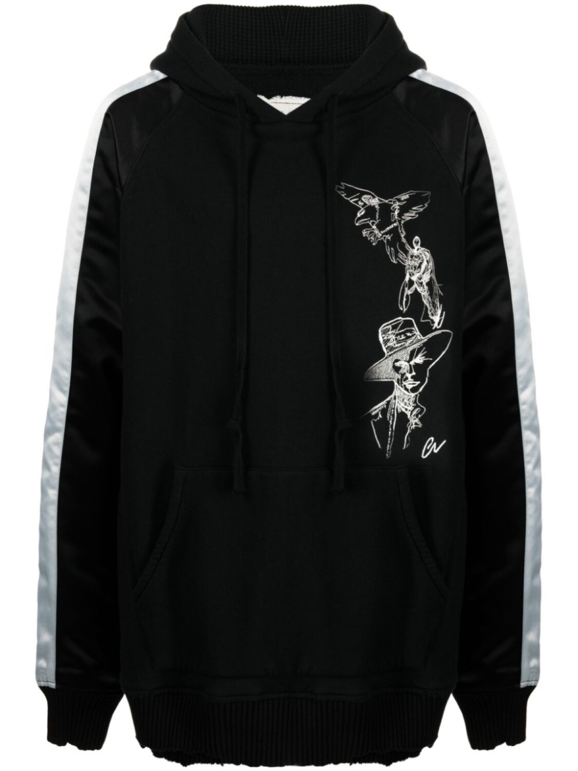 

Greg Lauren худи с вышивкой Souvenir, черный
