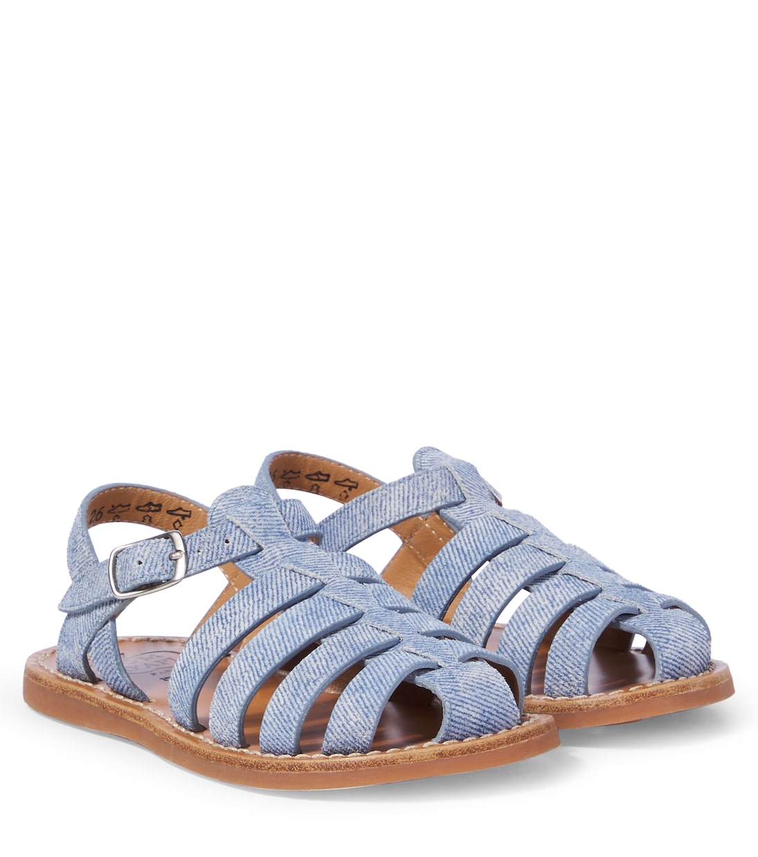 

Сандалии из кожи Plage-Stitch Dad Pom d'Api, Velours - Alfa Jeans