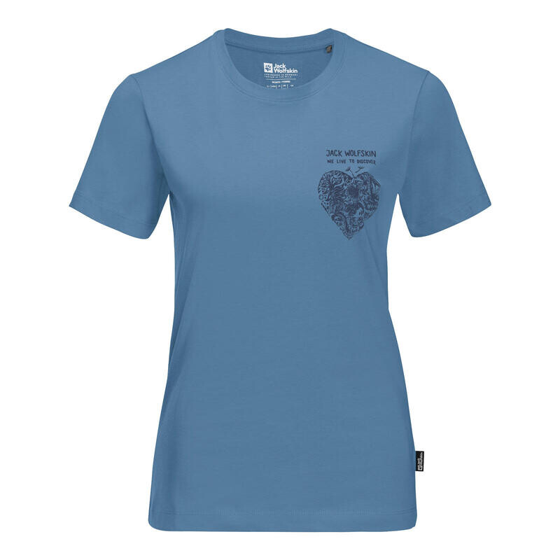 

Футболка Jack Wolfskin, цвет blau/sturmblau