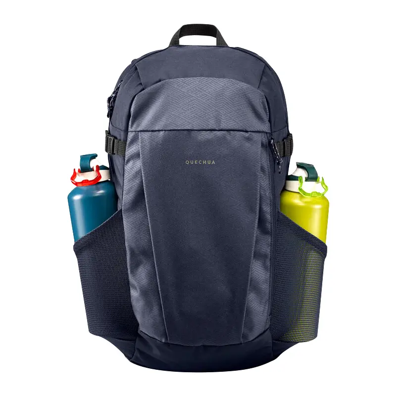 

DECATHLON 20-литровый рюкзак для активного отдыха из полиэстера светлый бело-лаймовый серый унисекс, Dark Blue