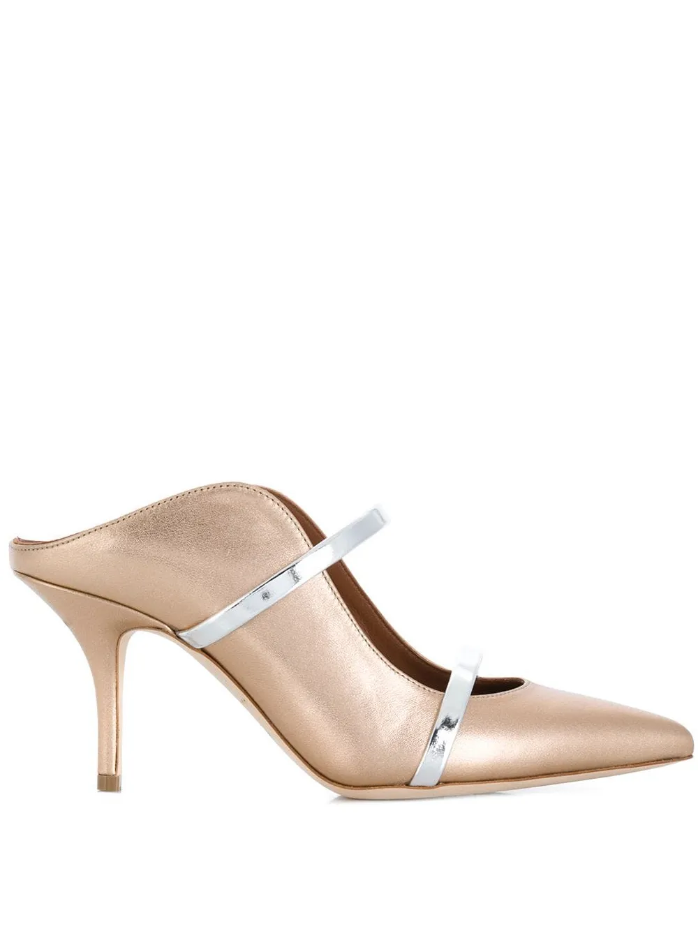Мюли Maureen с заостренным носком Malone Souliers, золотой