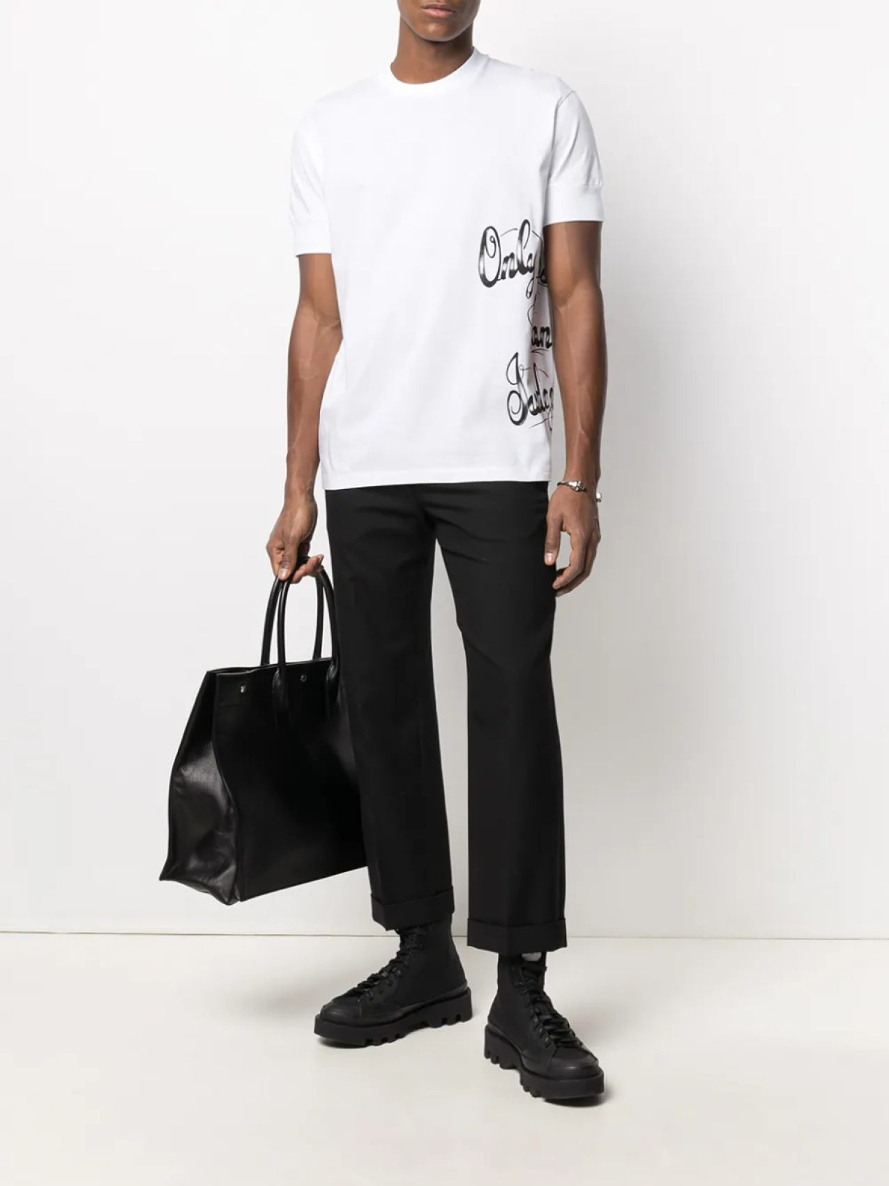 

DSQUARED2 футболка Icon Only God из коллаборации с Ibrahimović, белый