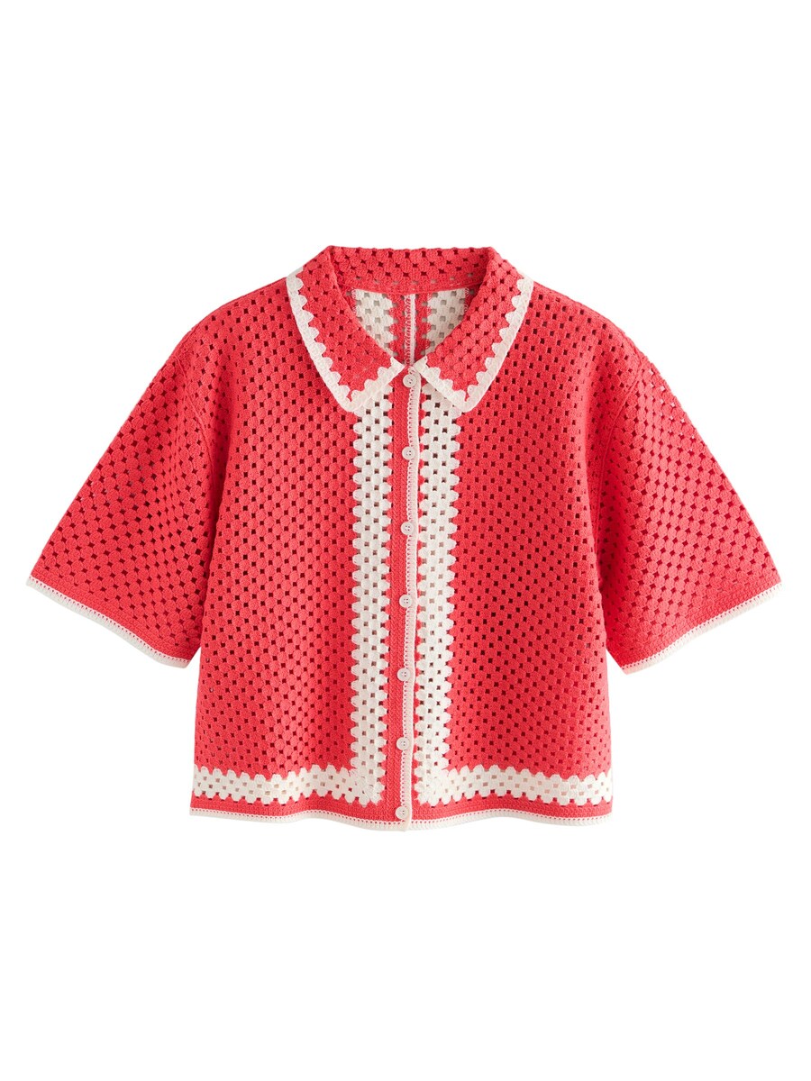 

Вязаный кардиган Next, цвет Light red
