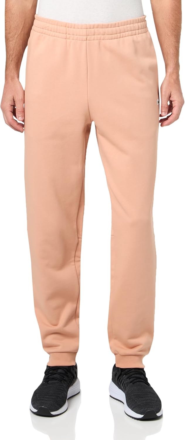 

Lacoste мужские базовые зауженные спортивные штаны, Latte Green Croc