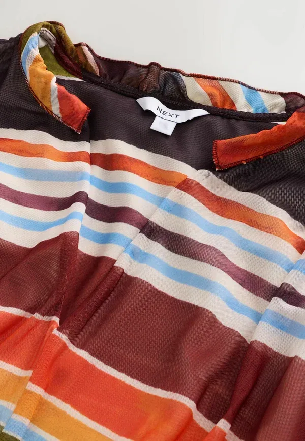 Платье макси Next, multi stripe print, разноцветная полоска — фото 2