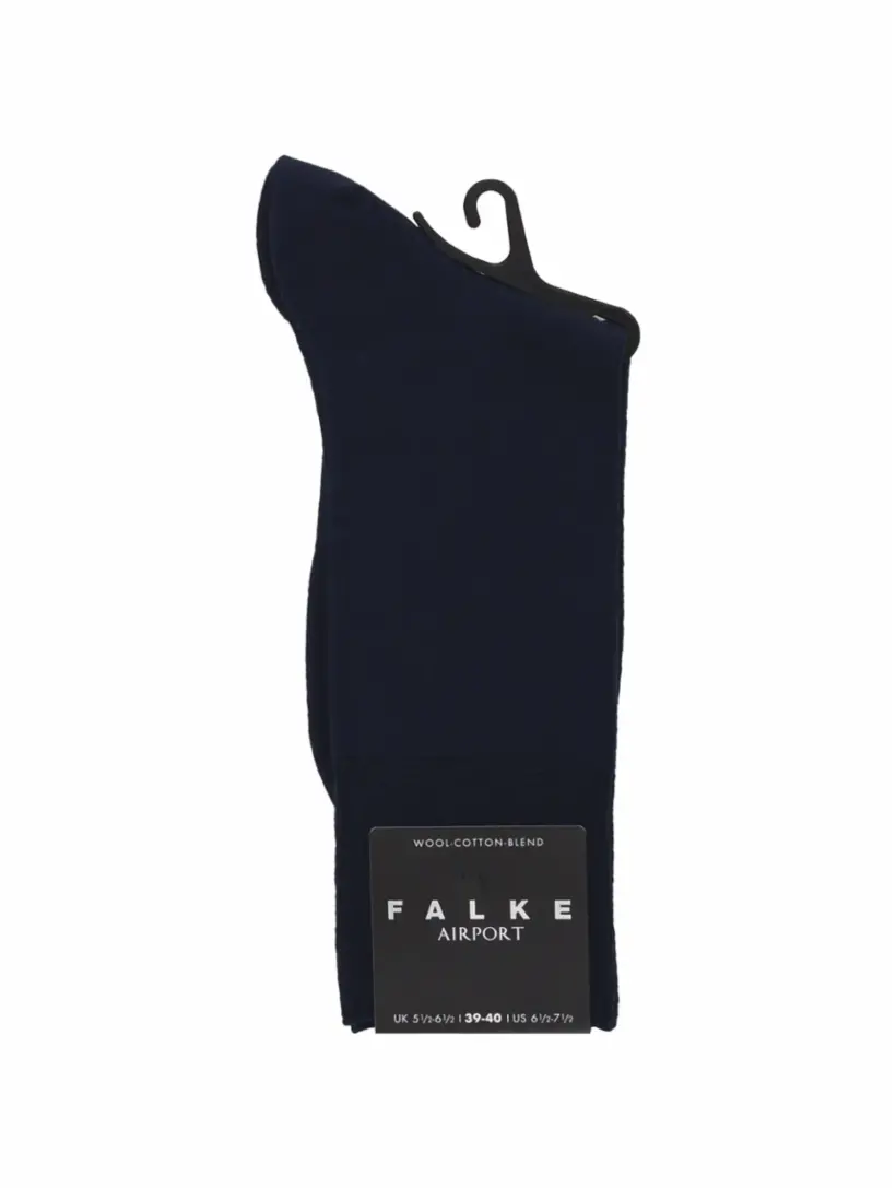 

Шерстяные высокие носки Falke, тёмно-синий