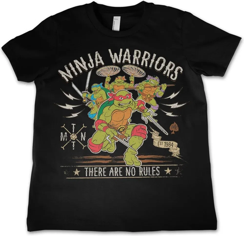 Футболка с принтом Teenage Mutant Ninja Turtles, черный