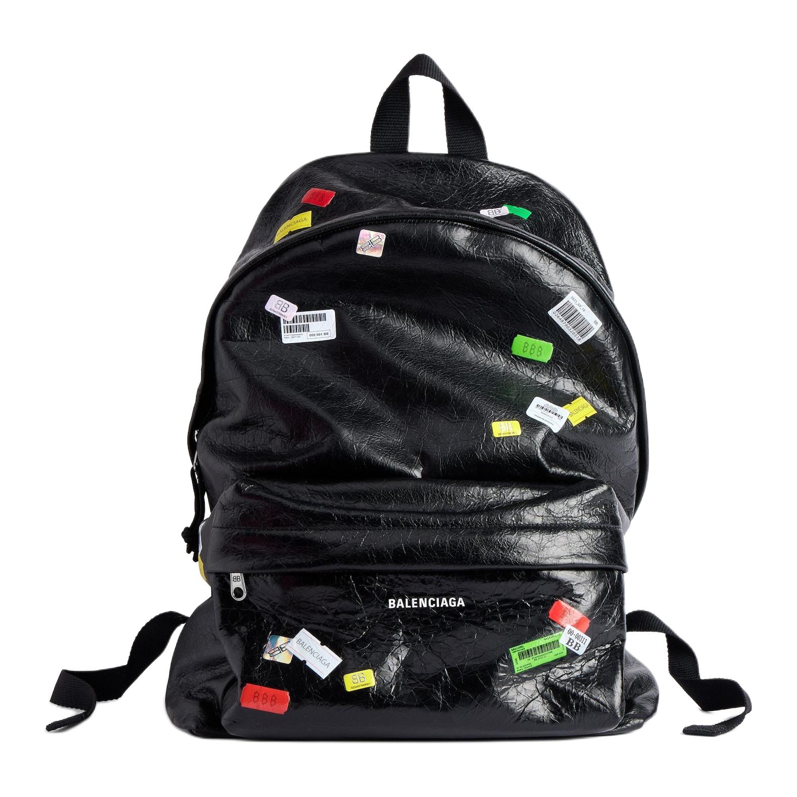 

Balenciaga Исследовательский рюкзак из ягненка мужской черный