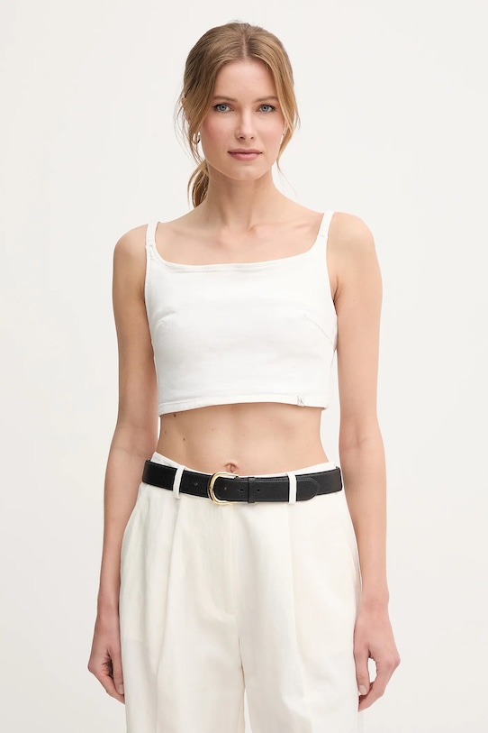 

Топ Calvin Klein Jeans, бежевый