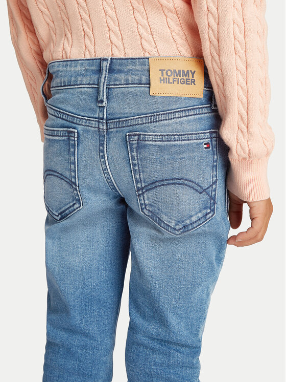 Обтягивающие джинсы Nora KG0KG08403 Tommy Hilfiger, синий — фото 4