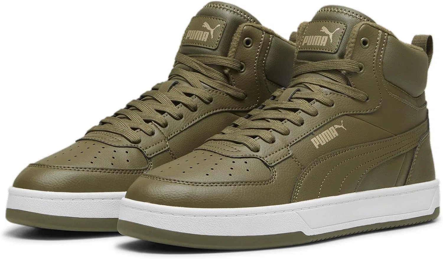 Детские кроссовки Puma Caven 2.0 Mid Trainers, Olive Green
