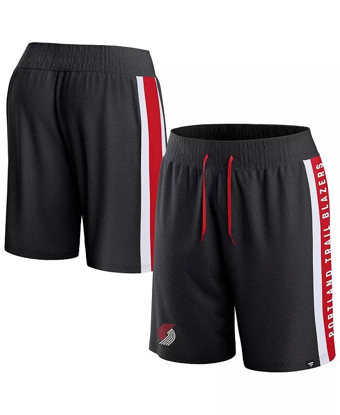 

Мужские черные шорты Portland Trail Blazers Referee Iconic Mesh Fanatics