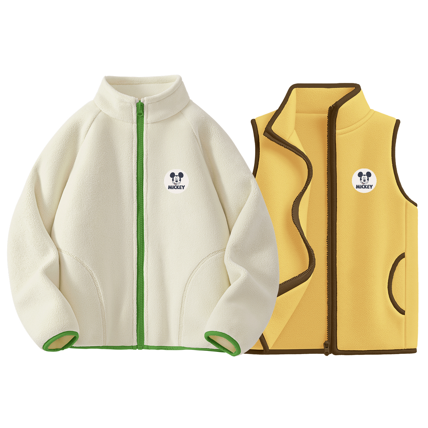 

Детский спортивный комплект Casual Sportswear 2 Piece Set Disney, [Thickened Thermal]Dichi Round Hook-and-Loop K светло- белый/Dichi Round Hook-and-Loop K желтый