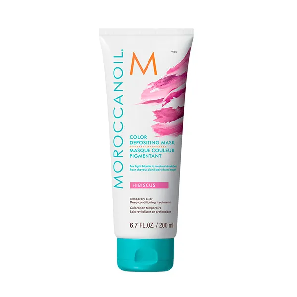 

Цветная маска Color Depositing Mask Hibiscus Moroccanoil, 200 ml