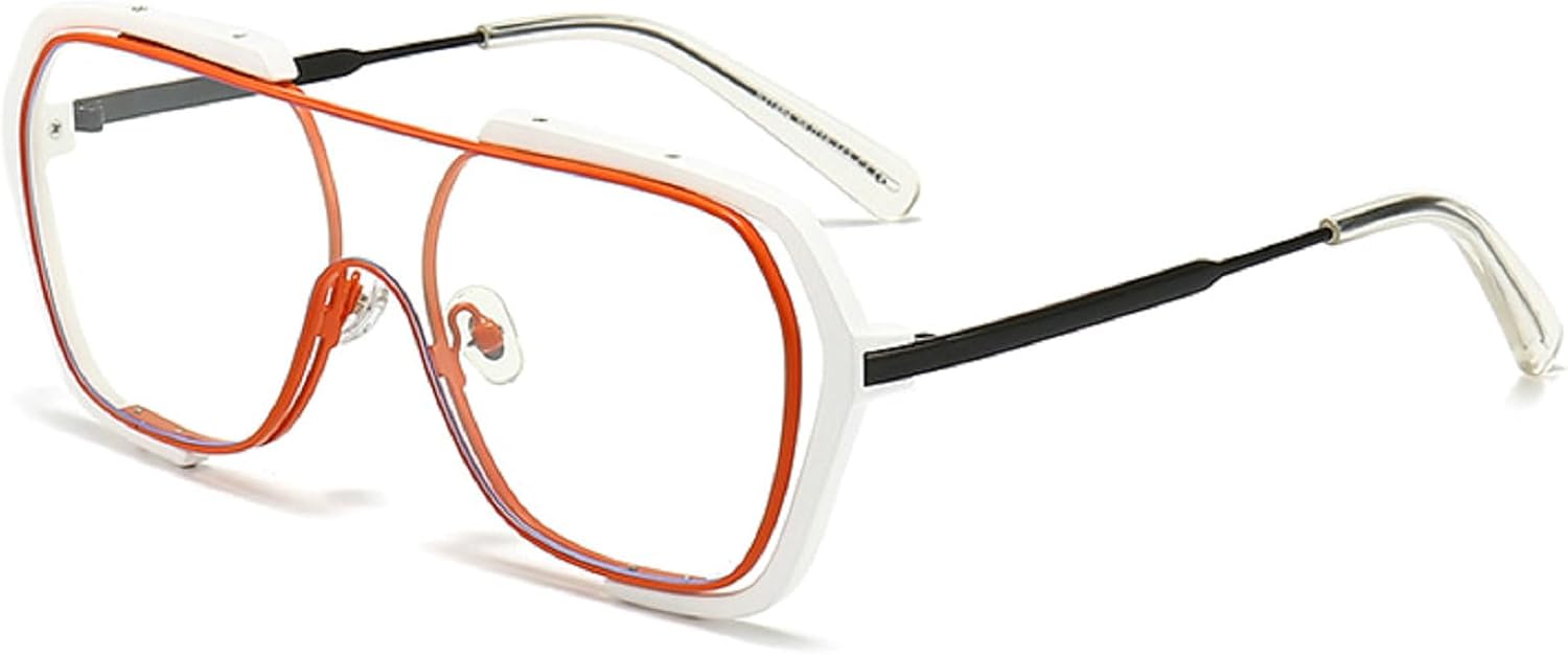 

Модные большие квадратные солнцезащитные очки-моноблочные очки для женщин в стиле ретро с желтыми линзами, защита от УФ-излучения UV400, для мужчин в стиле панк, N45 mincl, Red