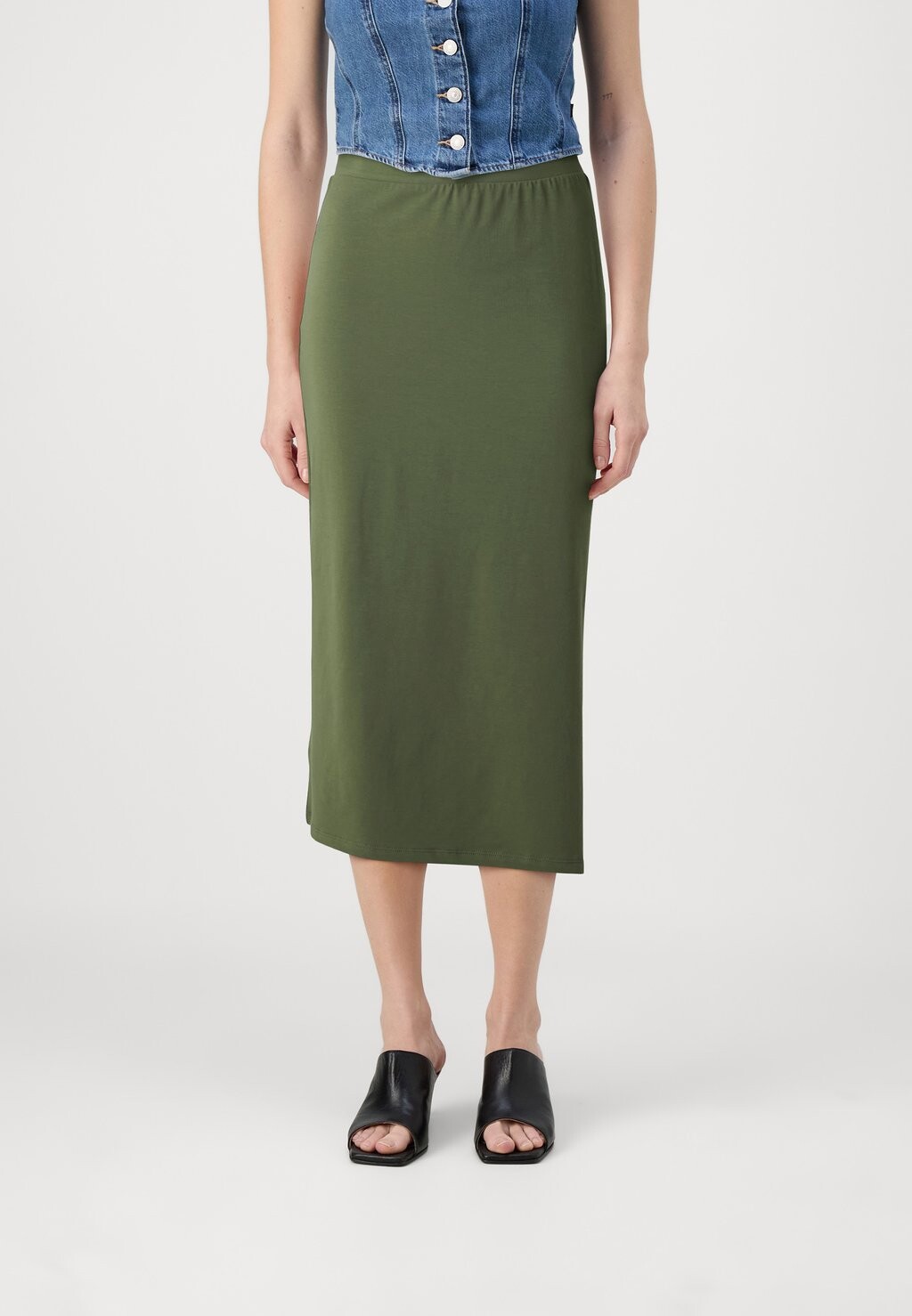 

Юбка-карандаш ONLLIVE LOVE MIDI SKIRT 2 PACK ONLY, черный